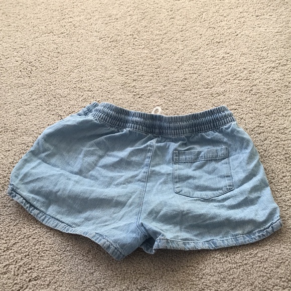 Girls Fake denim short - Picture 2 of 3